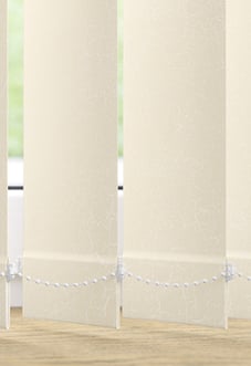 Ajanta (Blackout), Cream - Vertical Blind Slats